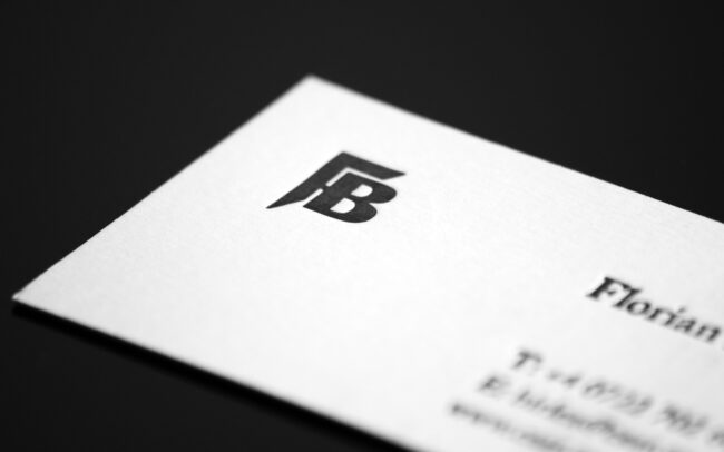 FB custom monogram and logo design by Stoa Design Bucharest