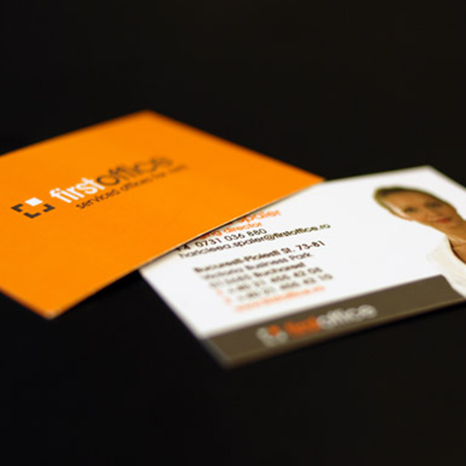 First Office brand identity and website design by Stoa Design